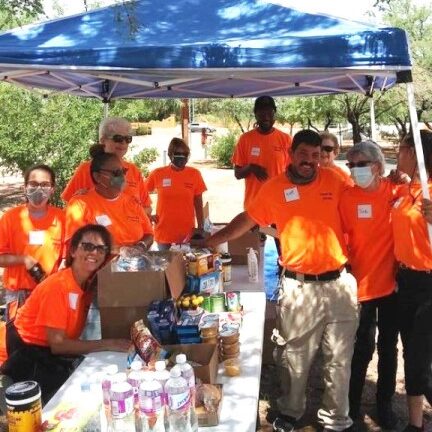 Feed my sheep volunteers